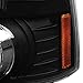 Spec-D Tuning 2LHP-F15092JM-TM Ford Bronco F150 F250 Black Projector Head Lights