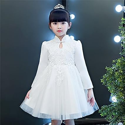 Amazon.com: QTONGZHUANG Vestido coreano para niños de Otoño e Invierno Gran  Rojo Vacaciones Año Nuevo Vestido Infantil Vestido, 6967226296317: Jewelry