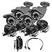 R-Tech 2MP AHD 3.6mm Outdoor Bullet Security Cameras with IR – Pack of 4 with Cable