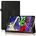 8" Lenovo Tab 2 A8-50 Tablet Case Cover, WizFun PU Leather Case Cover For 8" Lenovo Tab 2 A8 A8-50 Android Tablet (Black)
