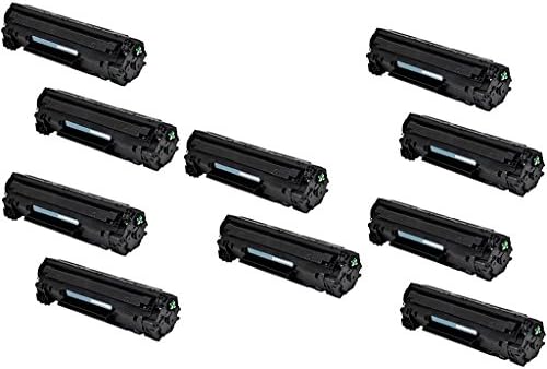 UniVirgin Imaging Compatible Toner Cartridge Replacement for HP Q2612A 12A for use in HP LaserJet 1010 1012 1015 1018 1020 1022 3015 3020 3030 3050 3052 3055 (Black, 10-Pack)
