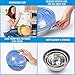 MONKA Stainless Steel Mixing Bowls With Sretch Silicon Lids (Set of 3). 100% Airtight Lids, For Healthy Meal, Nesting and Stackable