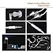 Eoncore 3.5mm Stereo Air Tube Wired Earphone Anti-Radiation Binaural Headsets Noise Isolating Earbuds with MICR. for Mobilephone