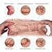Sexymate Male Masturbation Cup 3D Texture Convex Realistic Masturbator Cup Vagina Pocket Pussy Sex Toys Man Masturber Toys Men Masturber Cup (Masturbation Cup)