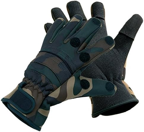 Behr Fishing Gloves Titanium Neopren Power Rip, XXL