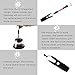 Makeup Brush Cleaner and Dryer Machine Upgraded Design, MILIMI Dual Speed Level Anti-skid Handle Automatic Electric Spinning Tool in 360 Rotation with 8 Rubber Holders（black）