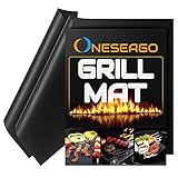 Best Quality BBQ Grill Mat Set of 2 - 100% Non stick BBQ Grill & Baking Mats -FDA-Approved, PFOA Free, Durable, Reusable and Easy to Clean- Safe, Works on Gas, Charcoal, Electric Grills