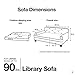 Enchanted Home Pet Library Sofa, 40.5 by 30 by 18-Inch, Brownthumb 3