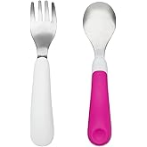 OXO Tot Training Fork & Spoon Set- Pink