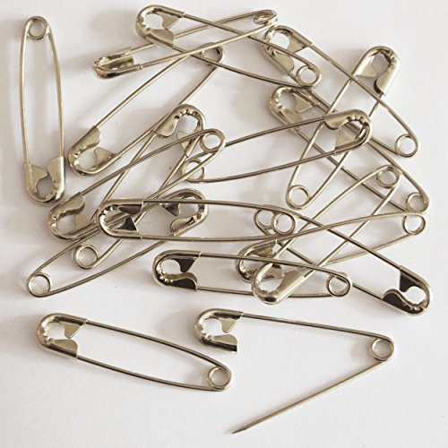 Silver Safety Pins Made in USA 2