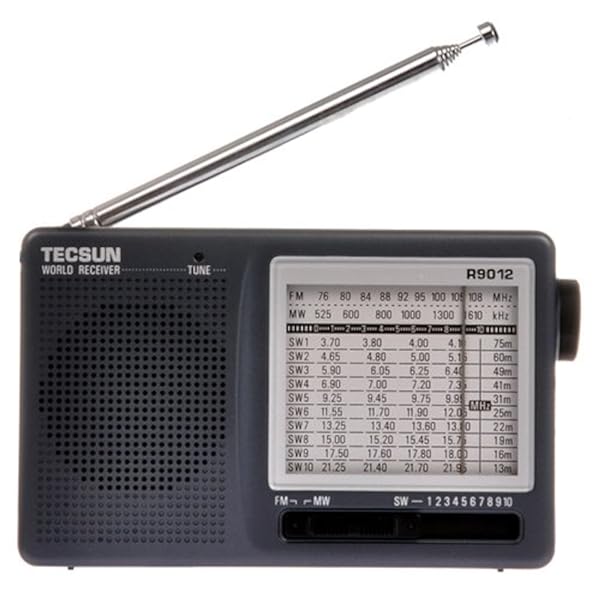 Radio Tecsun R-9012 AM FM SW 12 bandas onda corta.