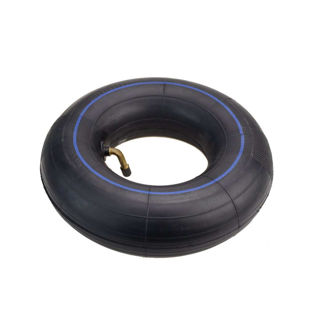 GOOFIT 3.00-4 Curved Bent Stem Inner Tube Tire Replacement For Electric Quad Old Man Scooter