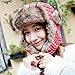 Vktech® Womens Lovely Warm Winter Bomber Cap Lady Russian Trapper Ear Flaps Ski Hat Red