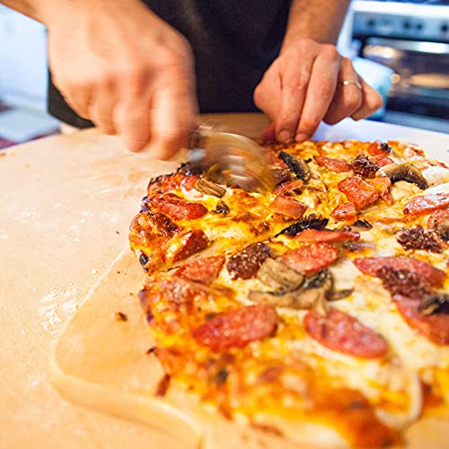 Crown Pizza Pans 16 inch, 2 Pack, Sturdy, Rust Free, Pure Aluminum