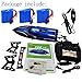 Blomiky H100 2.4GHz 4CH 20MPH High Speed Racing Blue RC Boat Remote Control Boat Extra 2 Battery TKKJ H100 Ship Blue