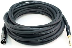 Monoprice 104765 35-Feet Premier Series XLR Male to 1/4-Inch TRS Male 16AWG Cable