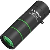 KTTREY 8x32 Monocular Telescope for Adults, High Power BAK4 Prism FMC Coating IPX7 Waterproof Compact Scope for Bird Watching Hunting Hiking Travel Gift with Carrying Case