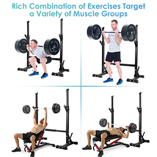 Bench Press Rack Squat Rack For Home Gym Squat Rack Stand Barbell