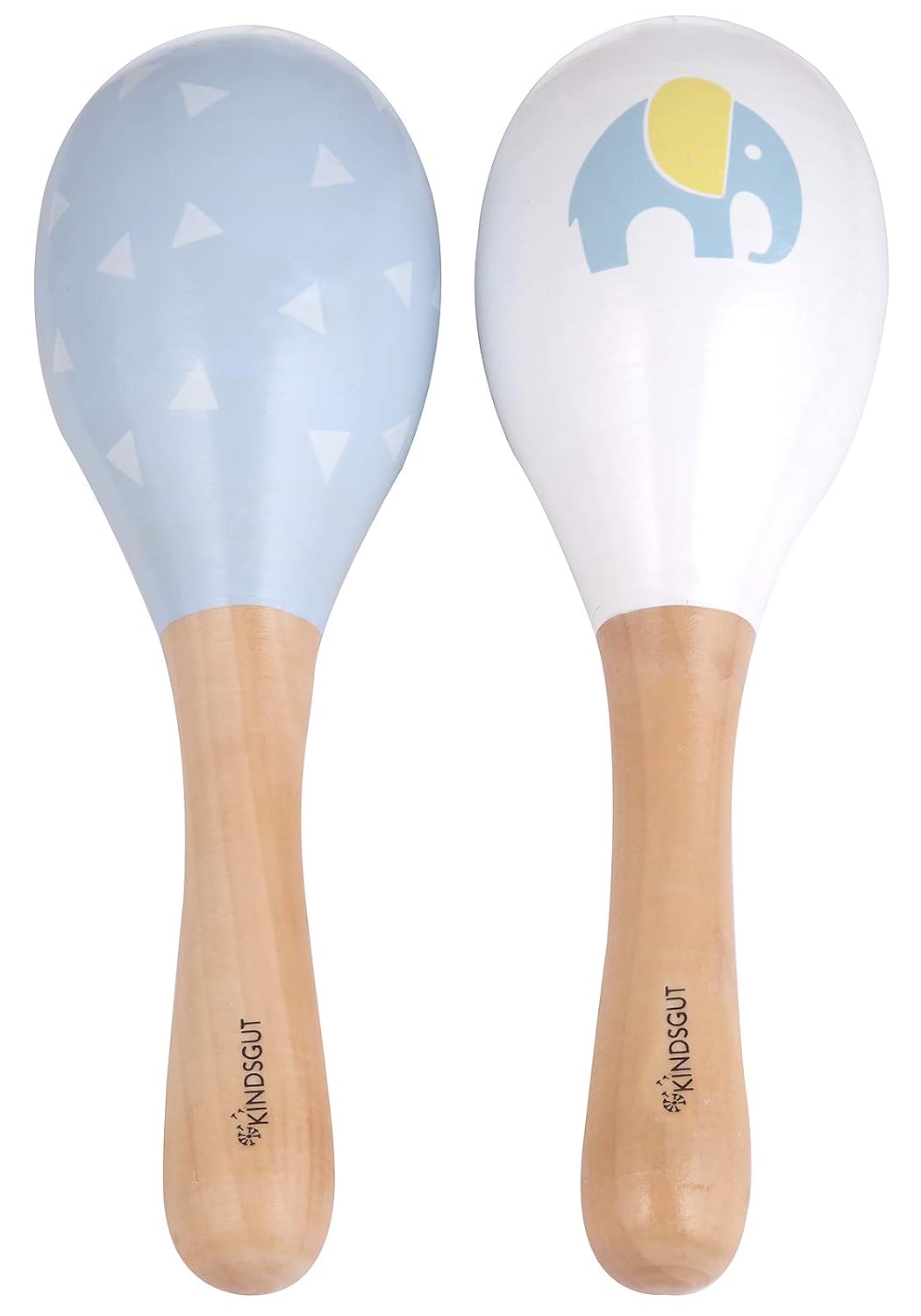 Helados Y Topos Kindsgut Maracas De Madera Para Bebe Bebes Y Primera Infancia Juguetes Y Juegos Kudzuandcompany Com