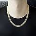 Solid 14k Yellow Gold Comfort Cuban Curb Heavy 8.3mm Chain Necklace, 22