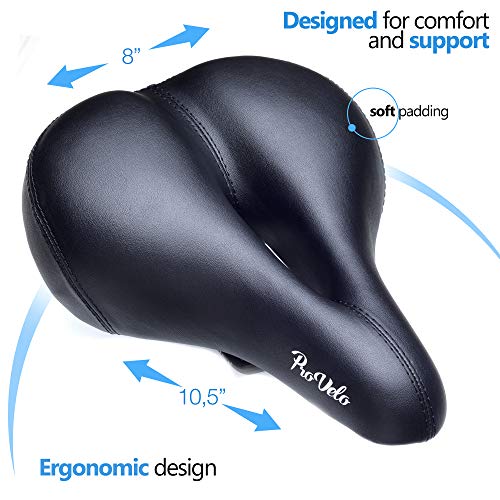 provelo Most Comfortable Bike Seat for Men Women Rechargeable