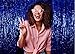 Royal Blue Foil Fringe Curtain 3 Ft x 8 Ft Pack of 2 Bridal and Baby Shower Mermaid Shark Sweet 16 Birthday Bachelorette Engagement Halloween Party Backdrop Decorations