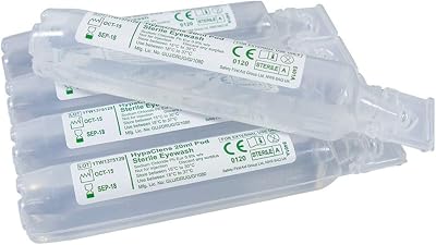 Safety First Aid Group Hypaclens Sterile Saline Eyewash Pods 20 ml Pack of 10