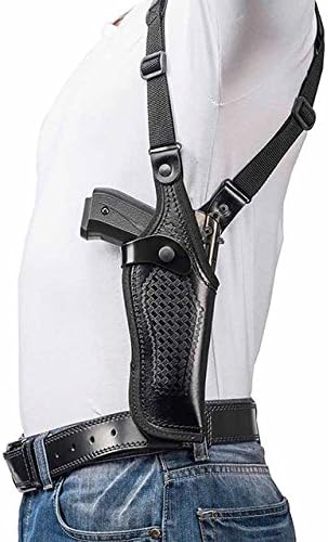 Akar Vertical Shoulder Leather Holster for 1911 3"- 5" - Choose Your Color & Hand -