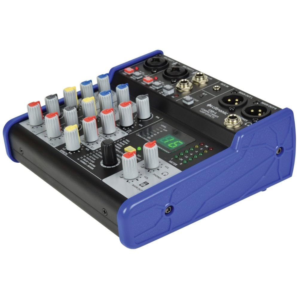 Citronic | CSD-4 Mixer With Built In Bluetooth Receiver & DSP Effects