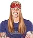 80's Rocker Costume Wig Axel Costume Wig Set