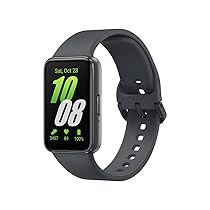 Samsung Galaxy Fit3 fitness band, batteria a lunga durata, rilevamento cadute, SOS, barometro, IP68, monitoraggio sonno, oltre 100 esercizi, gestione notifiche, musica, Gray (Versione italiana)