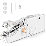 PettaAiu Handheld Sewing Machine, Mini Cordless Portable Electric Sewing Machine Quick Stitch Tool for Fabric, Clothing, or K