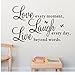 Canserin Clearance Live Every Moment,Laugh Every Day,Love Beyond Words Wall Sticker