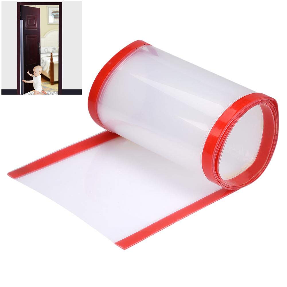 Smandy Door Pinch Guard, Baby Finger Protector - Safe Pinch Prevention for Kids, Children, Pets at Home, School, Kindergarten (Transparent)