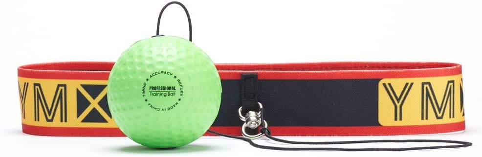 YMX BOXING Ultimate Reflex Ball Set - 4 React Reflex Ball Plus 2 Adjustable Headband, Great for Reflex, Timing, Accuracy, Focus and Hand Eye Coordination Training of Boxing, MMA and Krav Mega : Sports & Outdoors