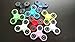 Fidget Hand Spinners 50 PC Color Bundle Bulk EDC Tri-Spinner Desk Toy Stress Anxiety Relief ADHD Student Relax Therapy Pack Combo Wholesale Green Red Black White Blue Yellow Glow Pink Glow Sky Blue