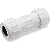 King Brothers Inc. CPC-2500 2-1/2-Inch Compression PVC Compression Coupling, Gray