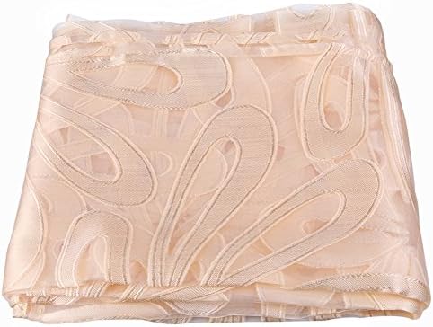 NAMAR Jacquard 3D Flower Pattern Curtains for Living Room Modern Ready Made Semi Blackout Curtain