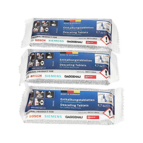 Siemens 12 Descaling Tablets for Coffee Machines for Bosch, , Neff, Gaggenau, No.: 310967
