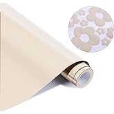 HTVRONT Puff Vinyl Heat Transfer, Beige, 10" x 6ft 3D Puff HTV Vinyl | 3D Puff Foaming, Cream Puff HTV, Iron on Vinyl for T-Shirt, Compatible with Cricut Cutting Machine