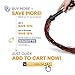 Leather Whip for Equestrian Whip for Horse Riding Sports Play, Black and Red Heavy Duty Leather