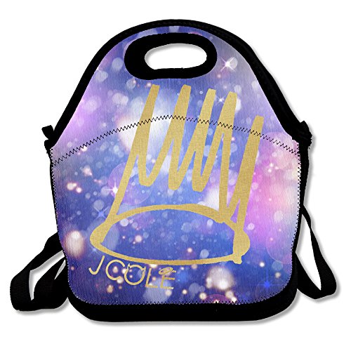 J Cole Born Sinner Gold Crown Multifunctional Lunch Tote Bag