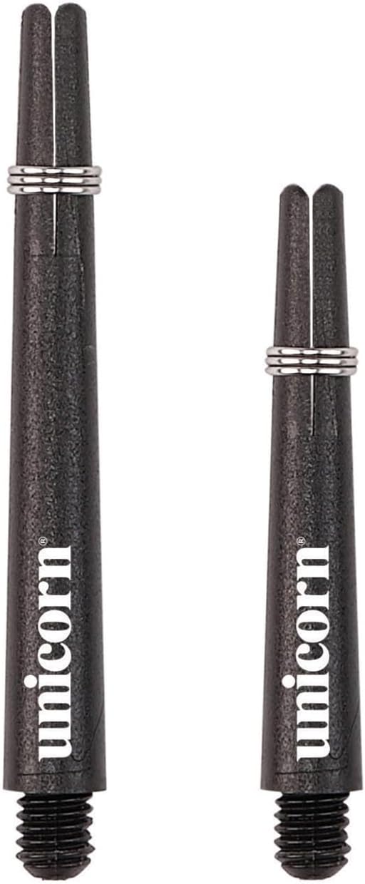 Unicorn Gripper 3 Dart Shafts Black Medium 44.2 mm 3 Stems Nylon Durable