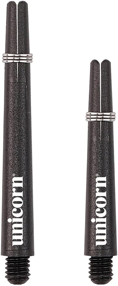 Unicorn Gripper 3 Dart Shafts Black Medium 44.2 mm 3 Stems Nylon Durable