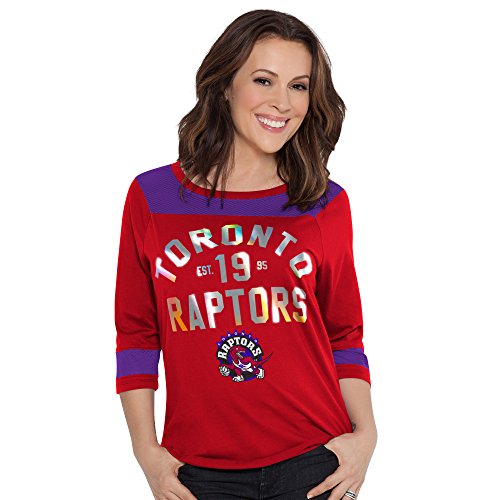 Touch by Alyssa Milano NBA Toronto Raptors Kick-Off Tee, Small, Red