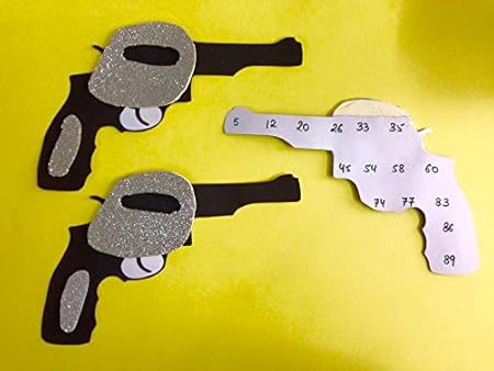 Guns Handmade Tambola Tickets