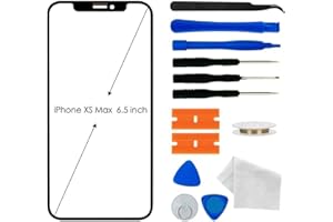 ABUSVEX Original iPhone Xs Max Screen Glass Replacement, Front Outer Lens Glass Screen Replacement Repair Kit for Apple iPhone Xs Max Series