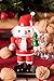 Clever Creations Traditional Wooden Collectible Chubby Santa Nutcracker, Festive Christmas Décor Perfect for Shelves and Tables