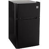 RCA RFR835 2 Reversible Doors-Adjustable Thermostat, 3.2 Cu. Ft, Black
