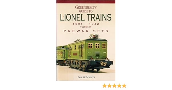 Greenbergs Guide To Lionel Trains 1901 1942 Prewar Sets -